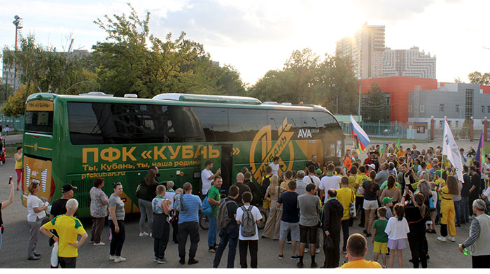 Автобус ПФК Кубань Автобус ПФК Кубань